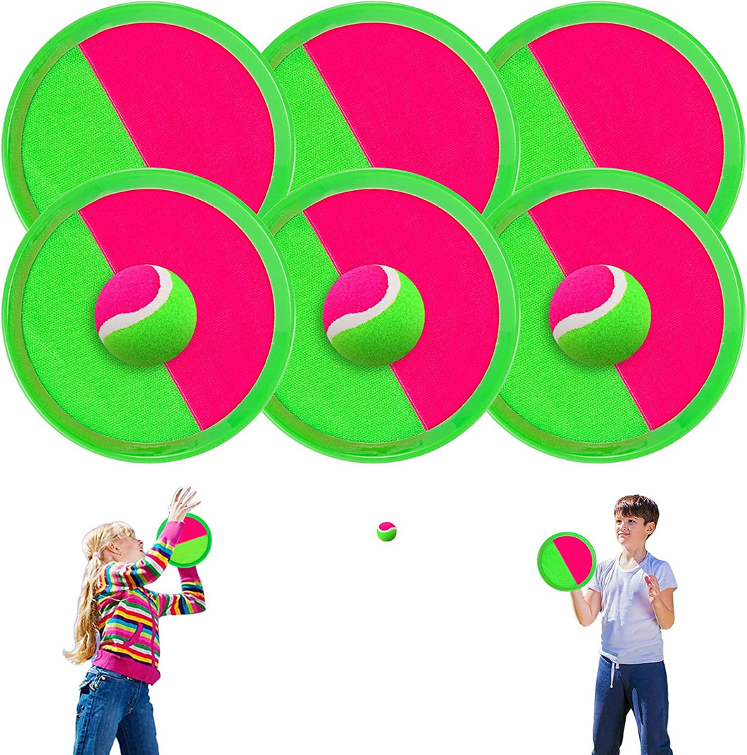 Kids Outdoor Toys, Beach Toys Toss and Catch Ball Set