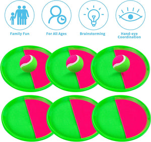 Kids Outdoor Toys, Beach Toys Toss and Catch Ball Set